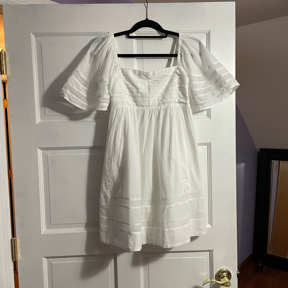 Abercrombie Lace-Trim Mini Dress